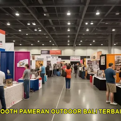 booth pameran outdoor bali terbaik